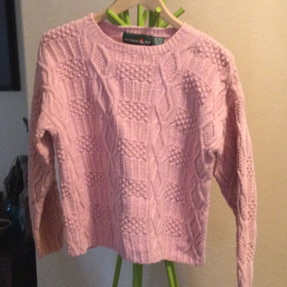 Vintage Outback Red cable sweater 1980’s